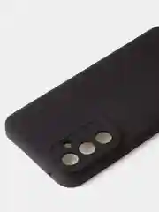 Черный чехол для Samsung A54, матовый, с дополнительной защитой камеры