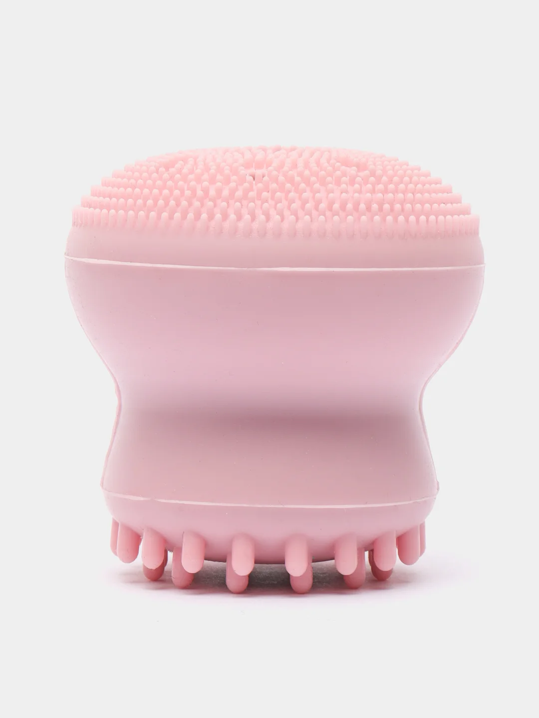 Розовый силиконовая щетка для очищения лица "My Beauty Tool", 12 цветов