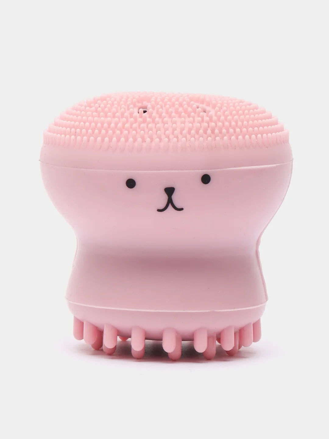 Розовый силиконовая щетка для очищения лица "My Beauty Tool", 12 цветов
