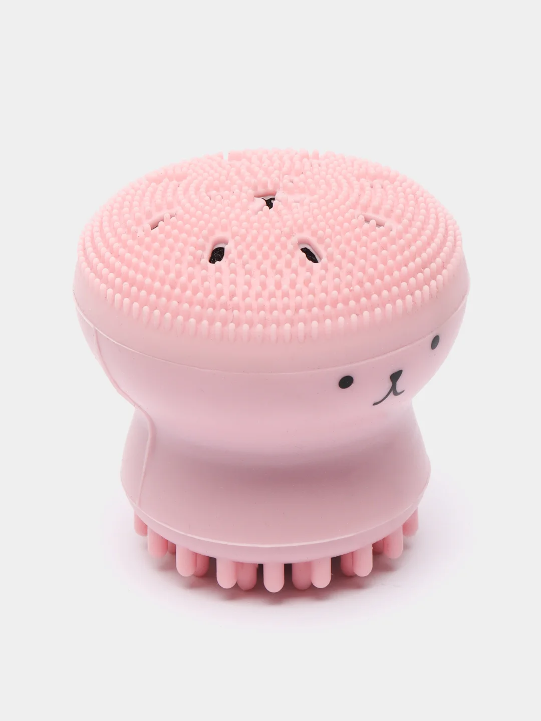 Розовый силиконовая щетка для очищения лица "My Beauty Tool", 12 цветов