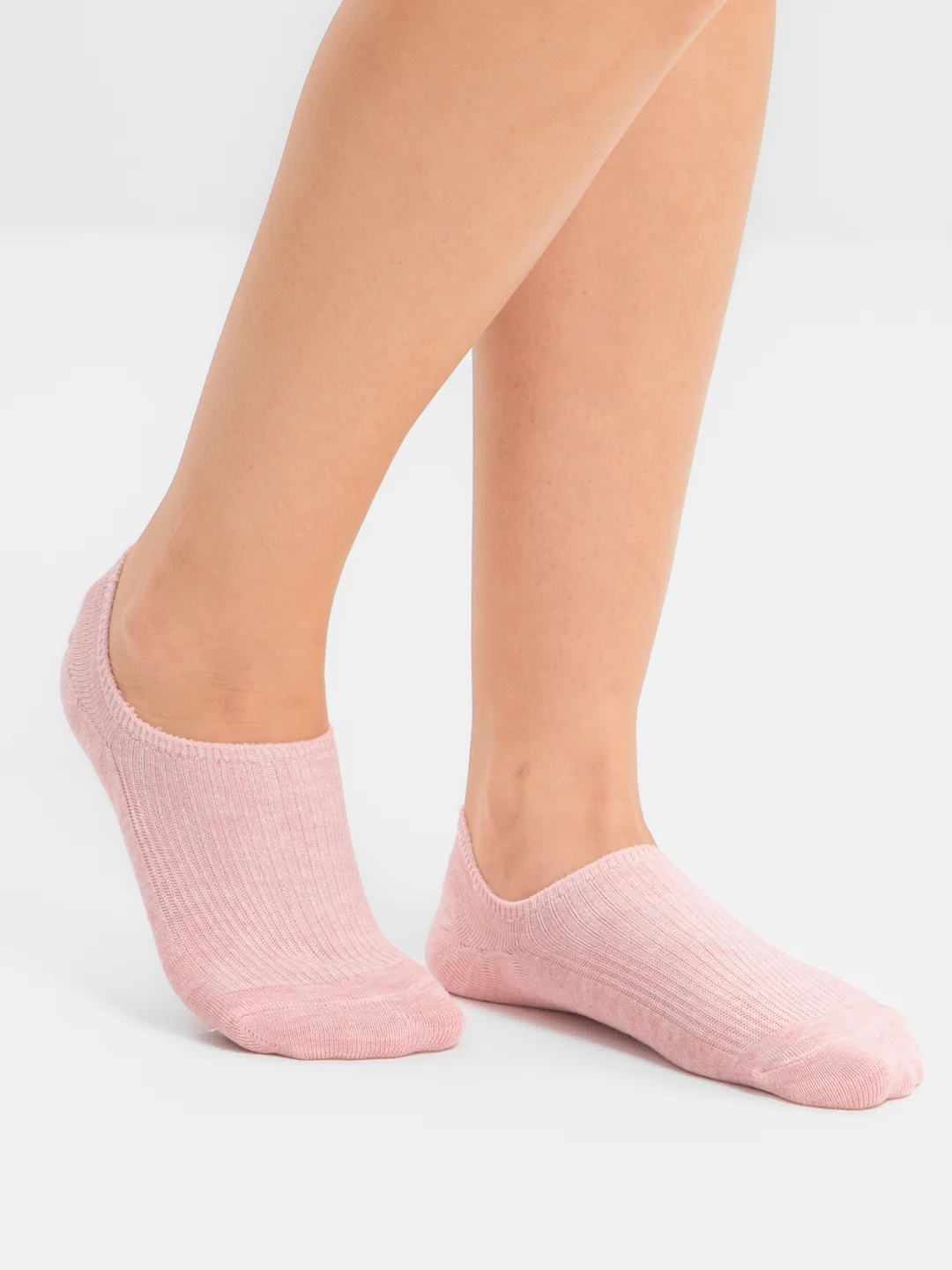 Розовый носки женские короткие с силиконовой вставкой POOPSOCKS, цветные
