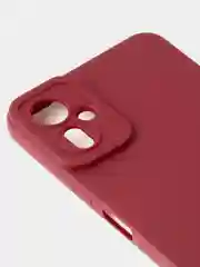 Бордовый чехол для Tecno Camon 19 Neo цветной матовый с дополнительной защитой камеры