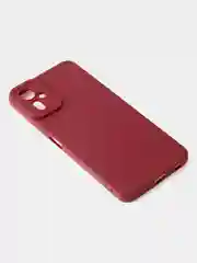Бордовый чехол для Tecno Camon 19 Neo цветной матовый с дополнительной защитой камеры