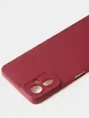 Бордовый чехол для Tecno Camon 19 Neo цветной матовый с дополнительной защитой камеры