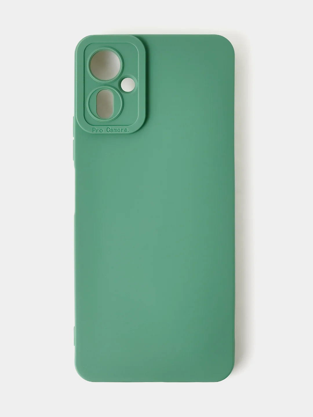 Зеленый чехол для Tecno Camon 19 Neo цветной матовый с дополнительной защитой камеры