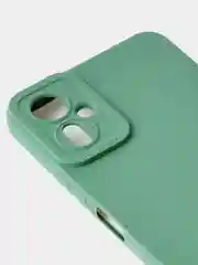 Зеленый чехол для Tecno Camon 19 Neo цветной матовый с дополнительной защитой камеры