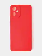 Красный чехол для Tecno Camon 19 Neo цветной матовый с дополнительной защитой камеры
