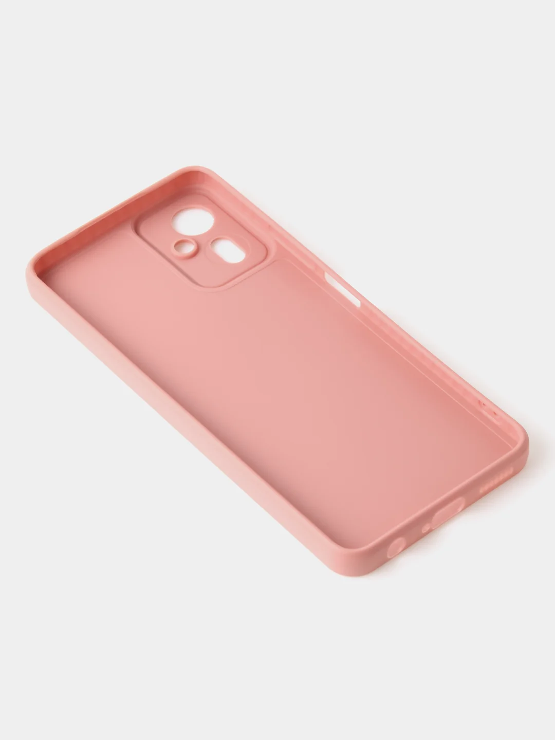 Пудровый чехол для Tecno Camon 19 Neo цветной матовый с дополнительной защитой камеры