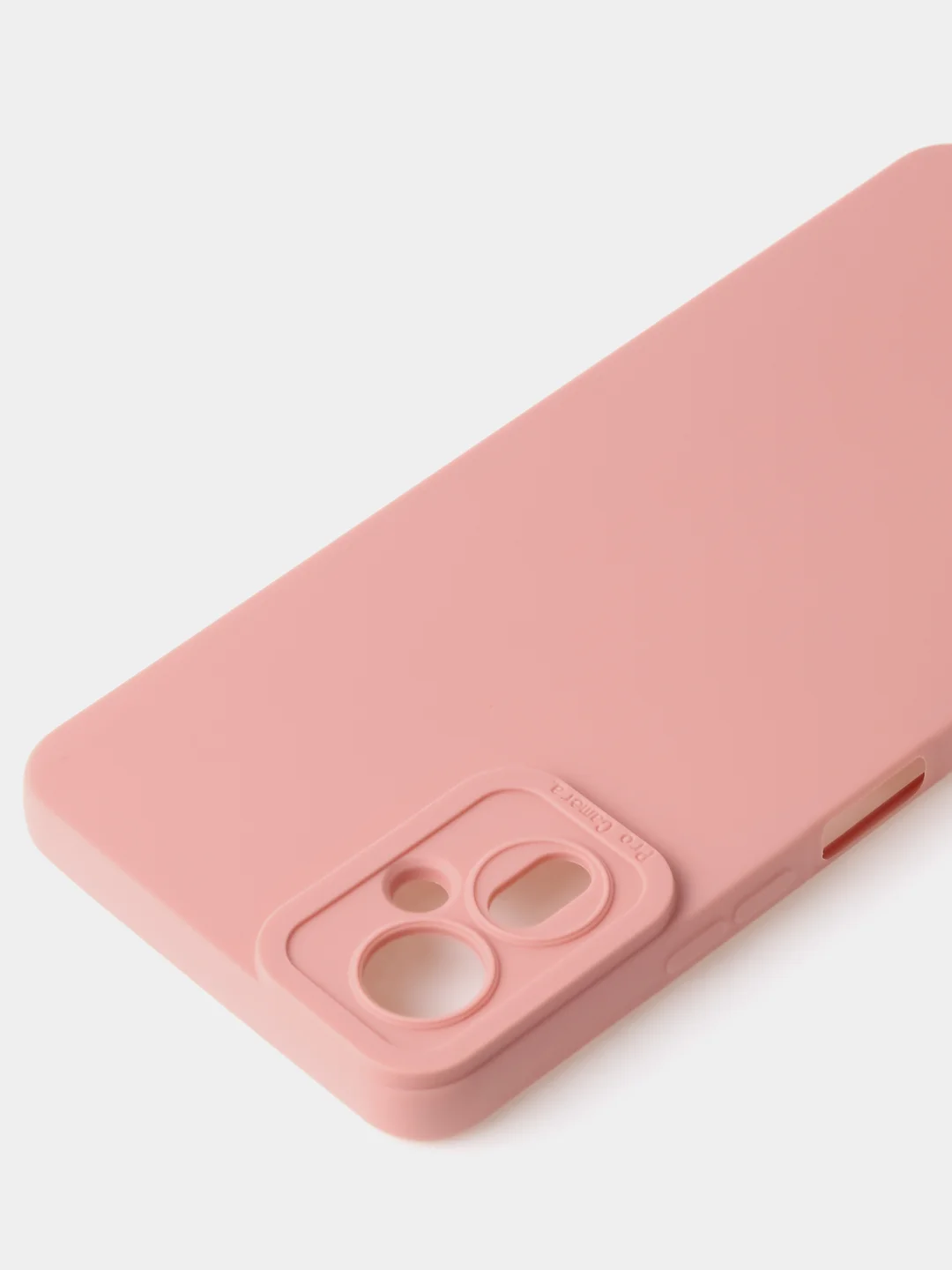 Пудровый чехол для Tecno Camon 19 Neo цветной матовый с дополнительной защитой камеры