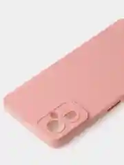 Пудровый чехол для Tecno Camon 19 Neo цветной матовый с дополнительной защитой камеры
