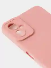 Пудровый чехол для Tecno Camon 19 Neo цветной матовый с дополнительной защитой камеры