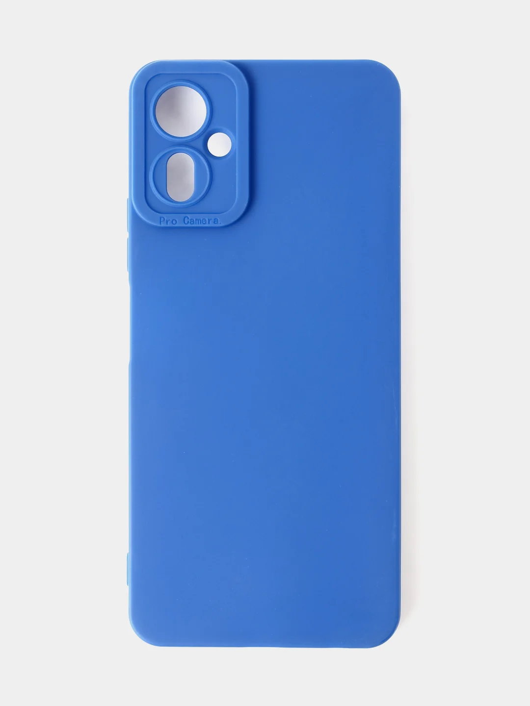 Синий чехол для Tecno Camon 19 Neo цветной матовый с дополнительной защитой камеры