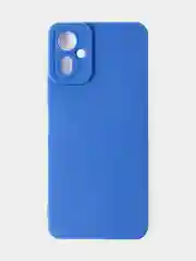 Синий чехол для Tecno Camon 19 Neo цветной матовый с дополнительной защитой камеры