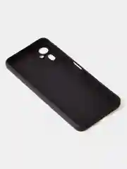 Черный чехол для Tecno Camon 19 Neo цветной матовый с дополнительной защитой камеры