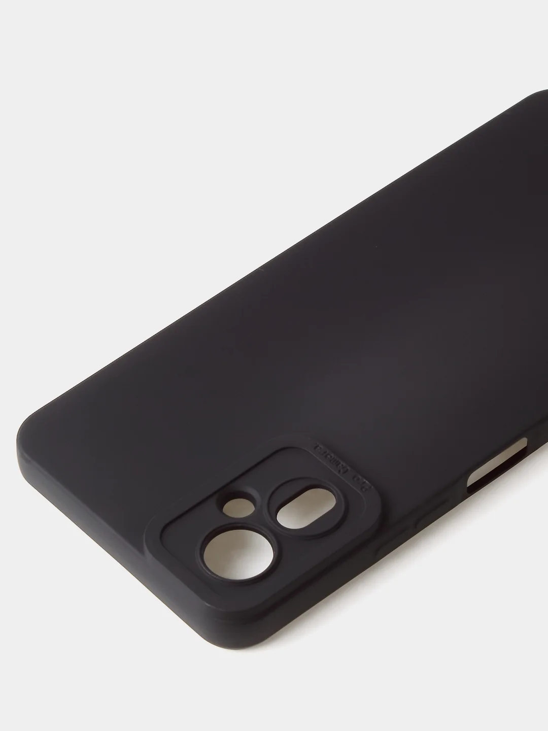 Черный чехол для Tecno Camon 19 Neo цветной матовый с дополнительной защитой камеры