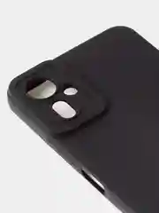 Черный чехол для Tecno Camon 19 Neo цветной матовый с дополнительной защитой камеры