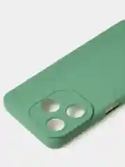 Зеленый чехол для Tecno Spark 10 / Tecno Spark 10C цветной, матовый, с дополнительной защитой камеры