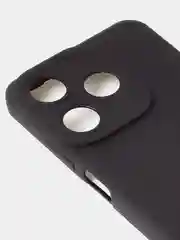 Черный чехол для Tecno Spark 10 / Tecno Spark 10C цветной, матовый, с дополнительной защитой камеры