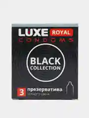Презервативы Luxe Royal Black Collection, 3 штуки