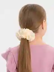 Молочный резинка для волос объемная