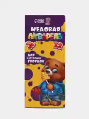 Акварель медовая, 12 цветов, в картонной коробке, без кисти