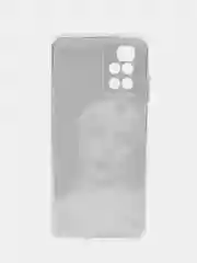 Бронзовый силиконовый чехол на Xiaomi Redmi 10 / Сяоми Редми 10 прозрачный с рисунком, защита камеры