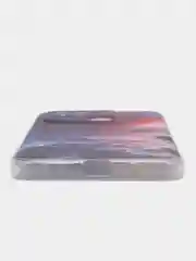 Фиолетовый чехол на Xiaomi Redmi 10C / Сяоми Редми 10С прозрачный, с рисунком, защита камеры