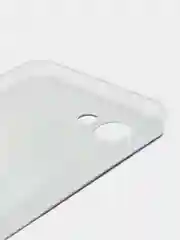 Фиолетовый силиконовый чехол на Realme C30 / Реалми С30 прозрачный, с рисунком, защита камеры