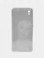 Бронзовый силиконовый чехол на Xiaomi Redmi 9A / Сяоми Редми 9А прозрачный с рисунком, защита камеры