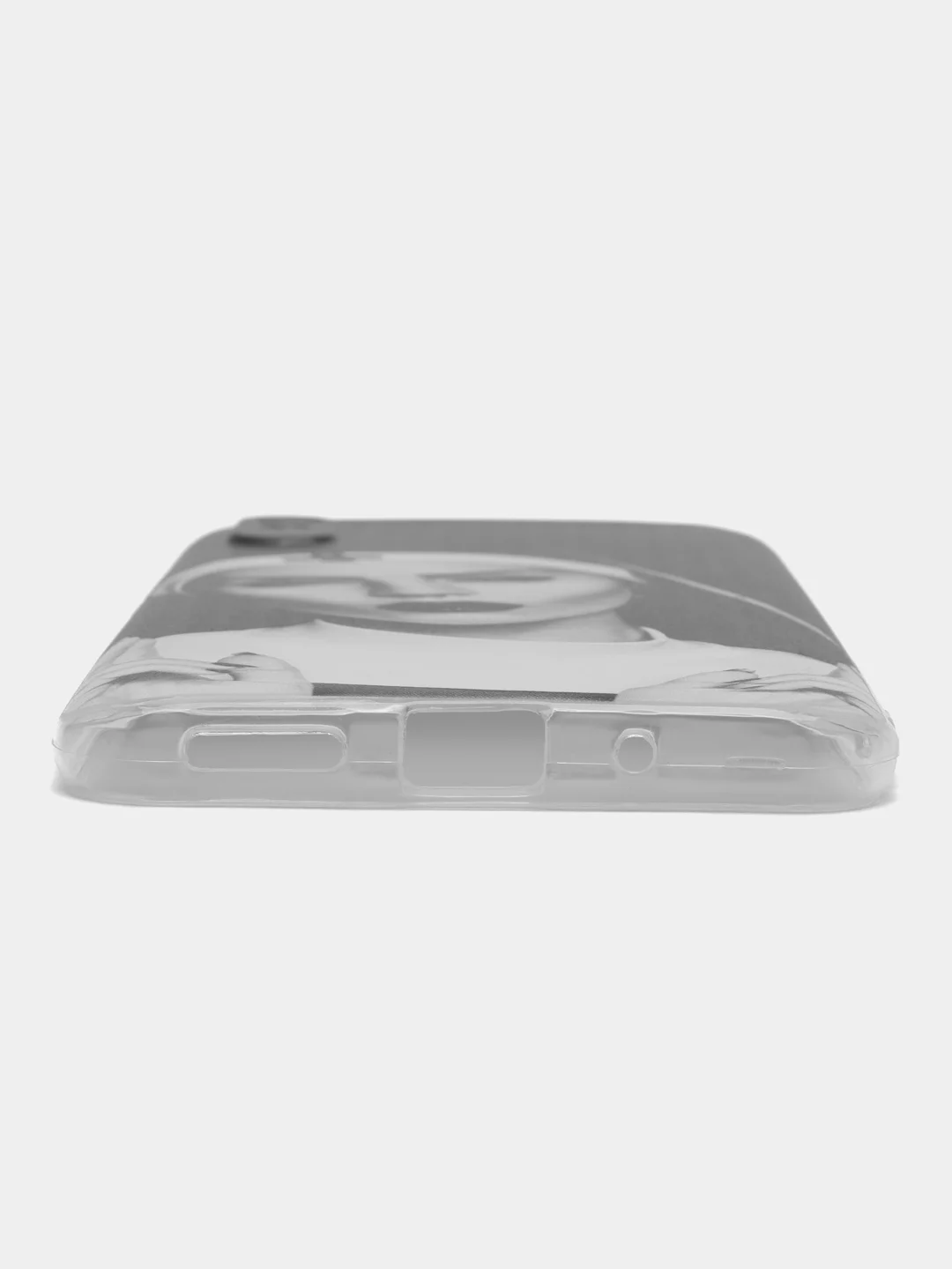 Бронзовый силиконовый чехол на Xiaomi Redmi 9A / Сяоми Редми 9А прозрачный с рисунком, защита камеры