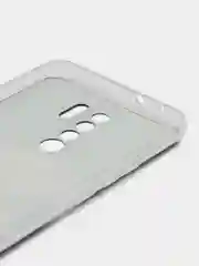 Бронзовый силиконовый чехол на Xiaomi Redmi 9 / Сяоми Редми 9 прозрачный, с рисунком, защита камеры