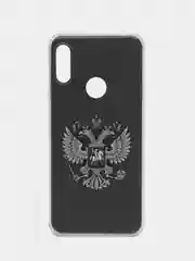 Приглушённый хаки силиконовый чехол на Honor 8A/8A Pro/Huawei Y6 2019/Y6s / Хонор 8А прозрачный, с рисунком