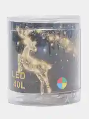 Гирлянда новогодняя, 4 метра, с LED лампами (светодиодами)