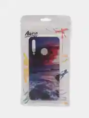Фиолетовый чехол на Honor 10i/20 Lite 2019/20e/Huawei P Smart Plus 2019 / Хонор 10i прозрачный