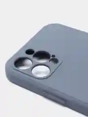 Серый силиконовый чехол, софт тач для iPhone12,iPhone12promax,iPhone12mini,iPhone12pro