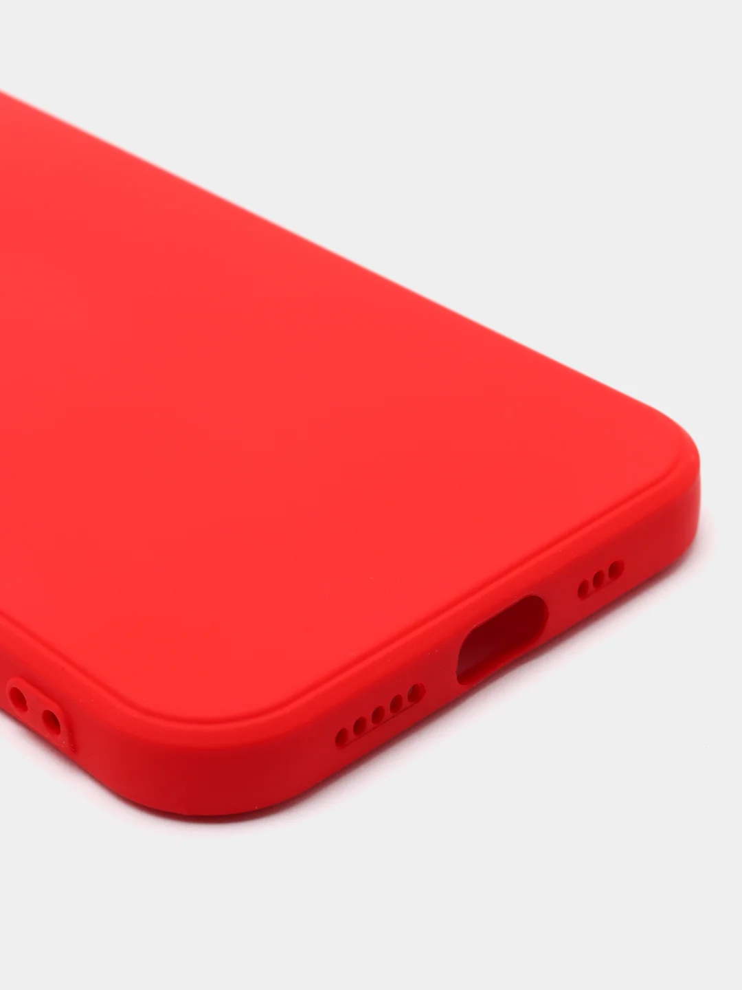 Красный силиконовый чехол, софт тач для iPhone12,iPhone12promax,iPhone12mini,iPhone12pro