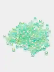 Зеленый жемчужные бусины с эффектом градиента, 6 мм