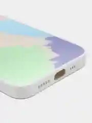 Белый чехол на iPhone 11, 12 Pro, 12 Pro Max с принтом и эффектом голограммы