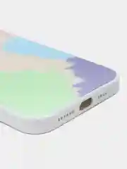 Белый чехол на iPhone 11, 12 Pro, 12 Pro Max с принтом и эффектом голограммы