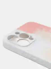 Белый чехол на iPhone 11, 12 Pro, 12 Pro Max с принтом и эффектом голограммы