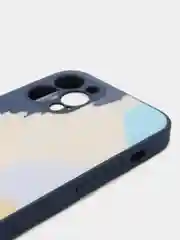 Индиго чехол на iPhone 11, 12 Pro, 12 Pro Max с принтом и эффектом голограммы