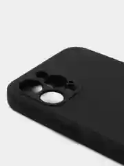 Черный силиконовый чехол, софт тач для iPhone12,iPhone12promax,iPhone12mini,iPhone12pro