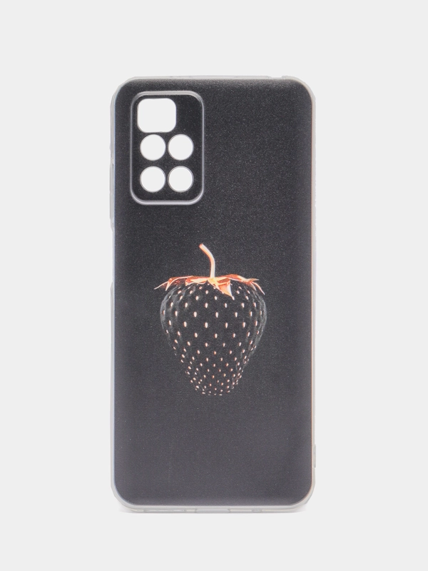 Силиконовый чехол на Xiaomi Redmi 10 / Сяоми Редми 10 прозрачный с рисунком, защита камеры
