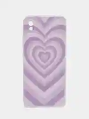 Фуксия силиконовый чехол на Xiaomi Redmi 9A / Сяоми Редми 9А прозрачный с рисунком, защита камеры