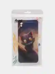 Индиго силиконовый чехол на Xiaomi Redmi 9A / Сяоми Редми 9А прозрачный с рисунком, защита камеры