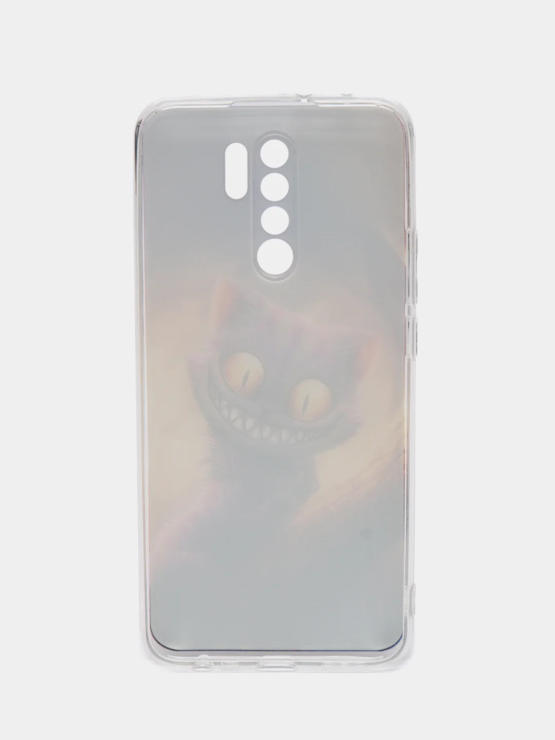 Индиго силиконовый чехол на Xiaomi Redmi 9 / Сяоми Редми 9 прозрачный, с рисунком, защита камеры