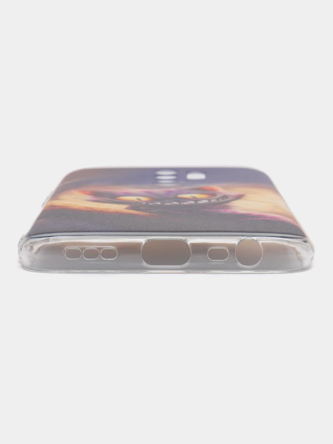 Индиго силиконовый чехол на Xiaomi Redmi 9 / Сяоми Редми 9 прозрачный, с рисунком, защита камеры