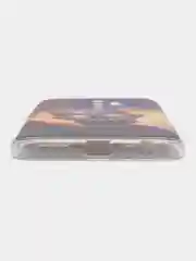Индиго силиконовый чехол на Xiaomi Redmi 9 / Сяоми Редми 9 прозрачный, с рисунком, защита камеры
