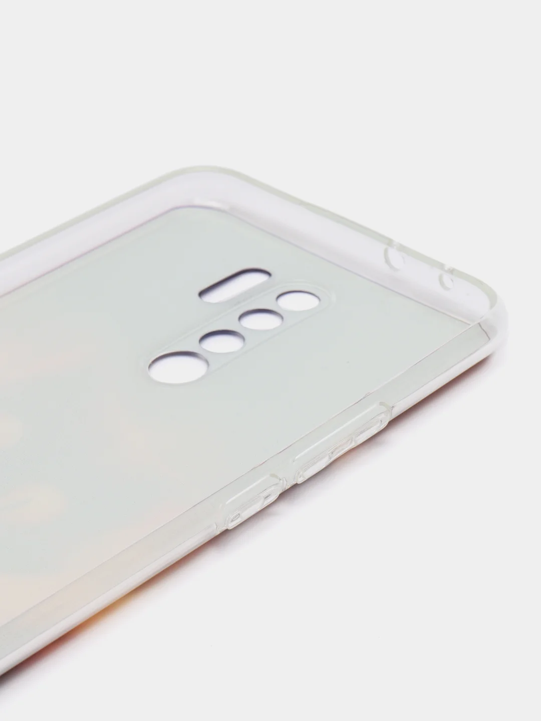 Индиго силиконовый чехол на Xiaomi Redmi 9 / Сяоми Редми 9 прозрачный, с рисунком, защита камеры