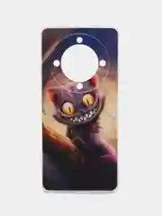 Индиго силиконовый чехол на Honor X9A / Хонор X9A прозрачный, с рисунком, защита камеры